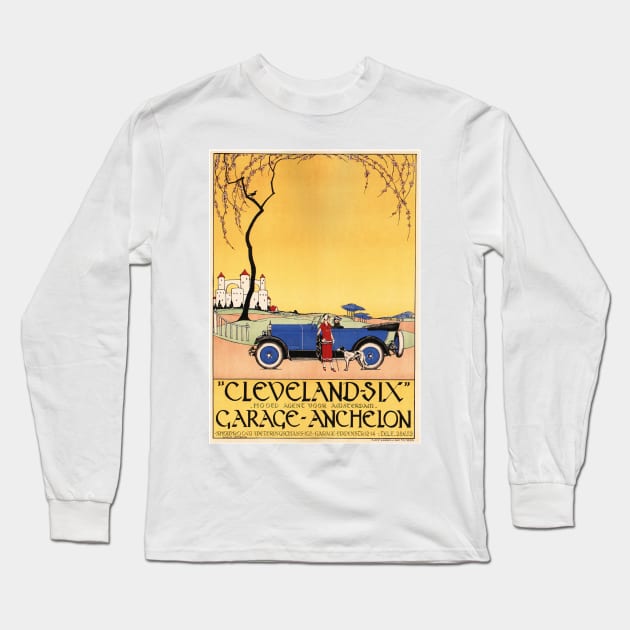 Automobile Cleveland Six American Advertisement Vintage Car Long Sleeve T-Shirt by vintageposters